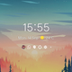 Priority conversations use contact pictures on the lock screen.